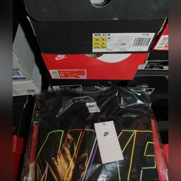 Nike Air Crew Black Men's US SIZE Small Lose Fit Brand New In Bag - Picture 5 of 5